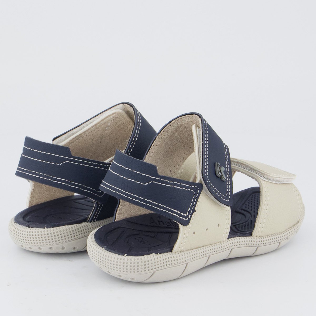 Sandália Klin Tic Tac I Casual Infantil Azul Marinho e Off White Azul Marinho 4