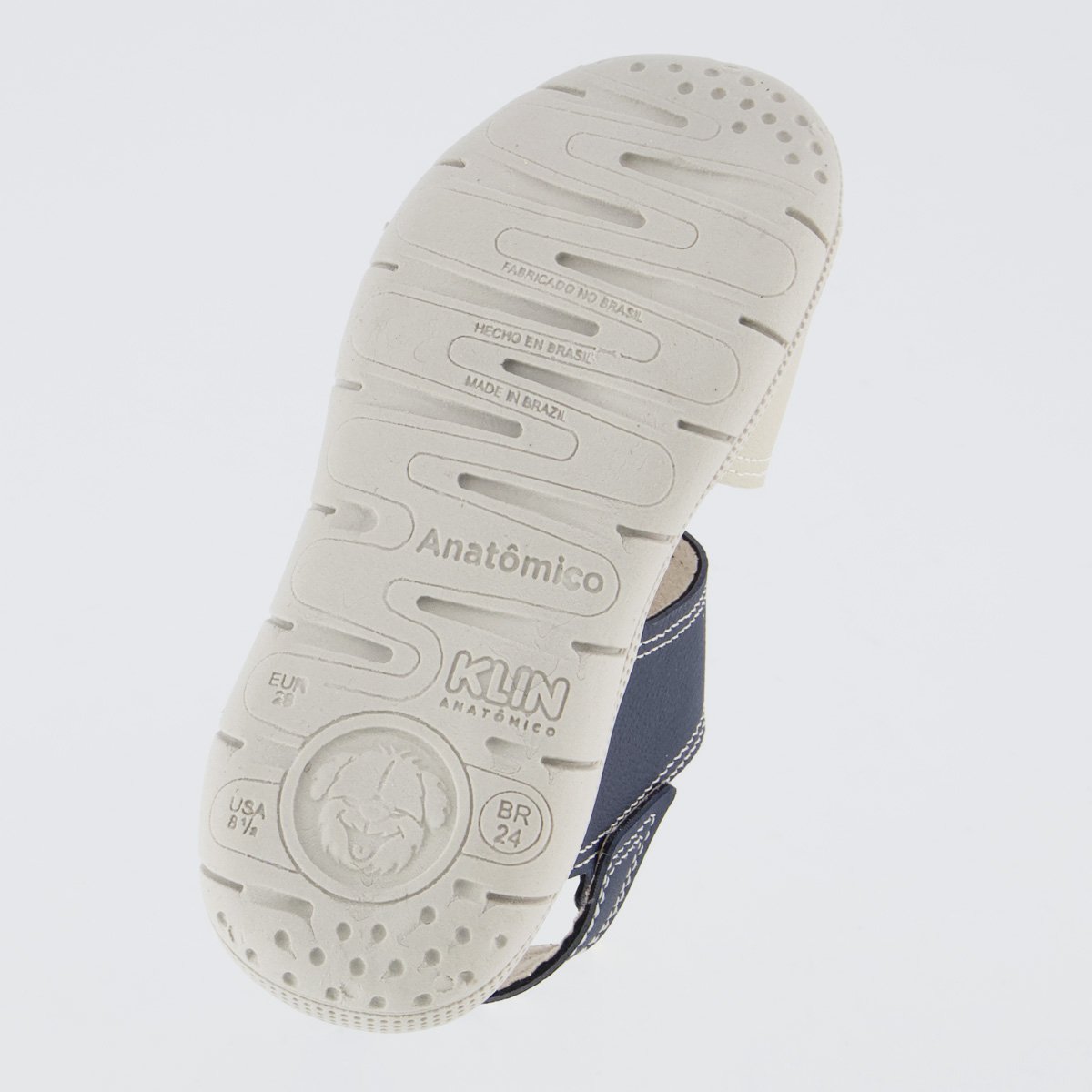 Sandália Klin Tic Tac I Casual Infantil Azul Marinho e Off White Azul Marinho 5