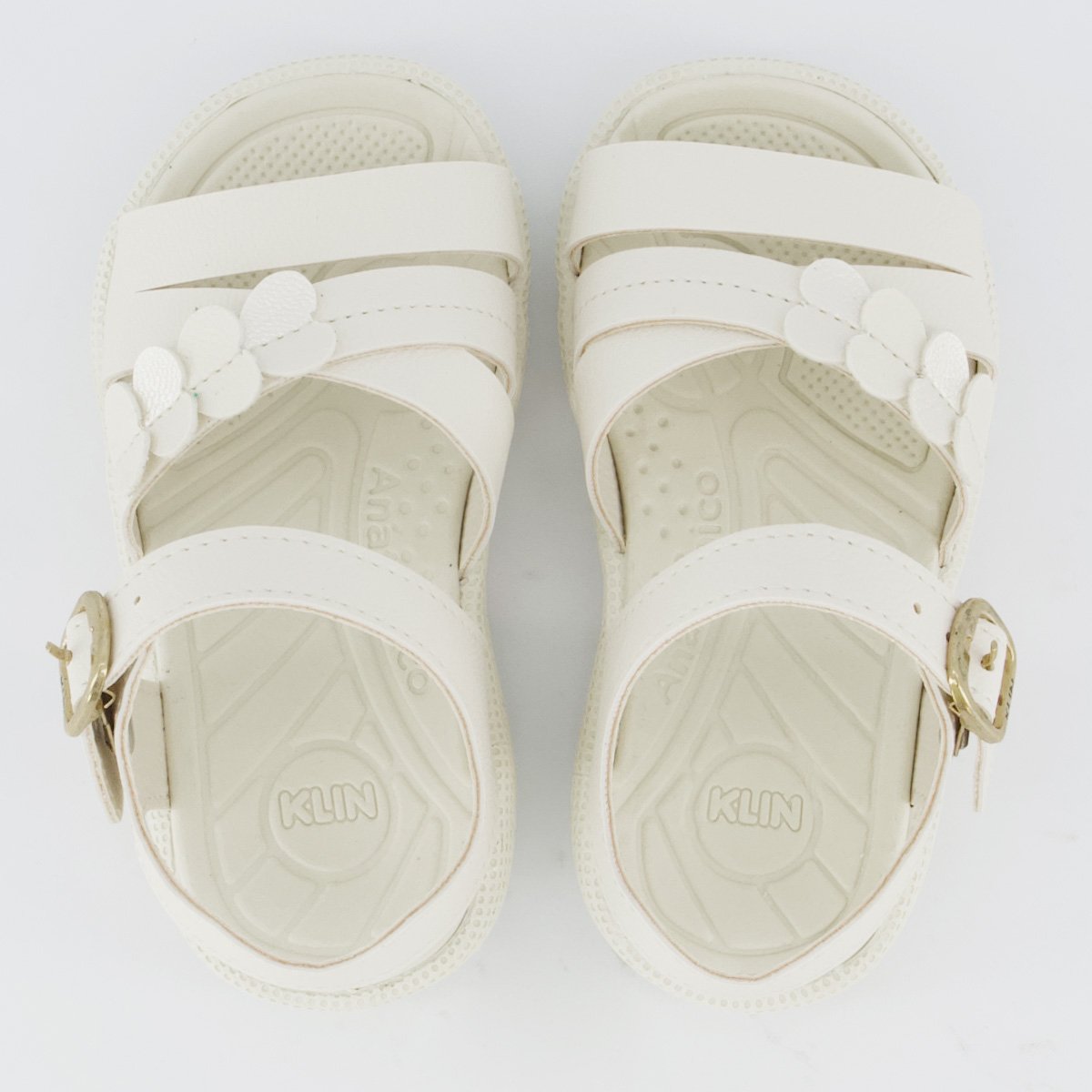 Sandália Klin Tic Tac Casual I Infantil Off White
