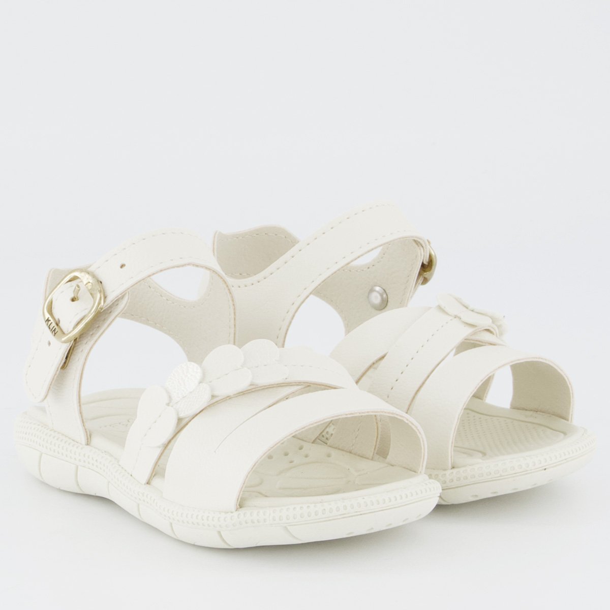 Sandália Klin Tic Tac Casual I Infantil Off White Branco 3