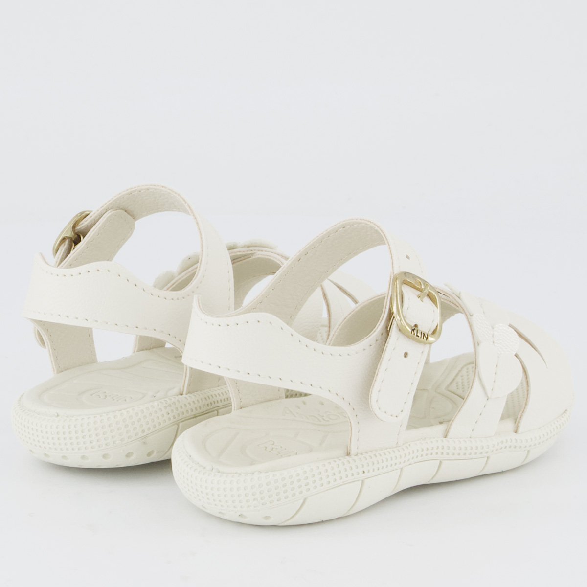 Sandália Klin Tic Tac Casual I Infantil Off White Branco 4