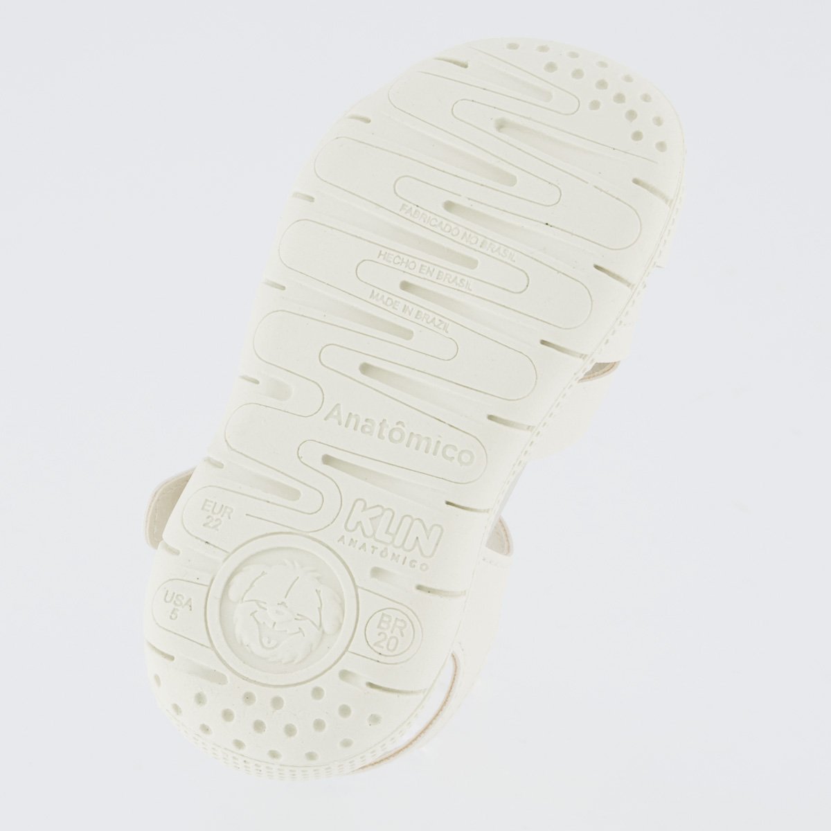 Sandália Klin Tic Tac Casual I Infantil Off White Branco 5