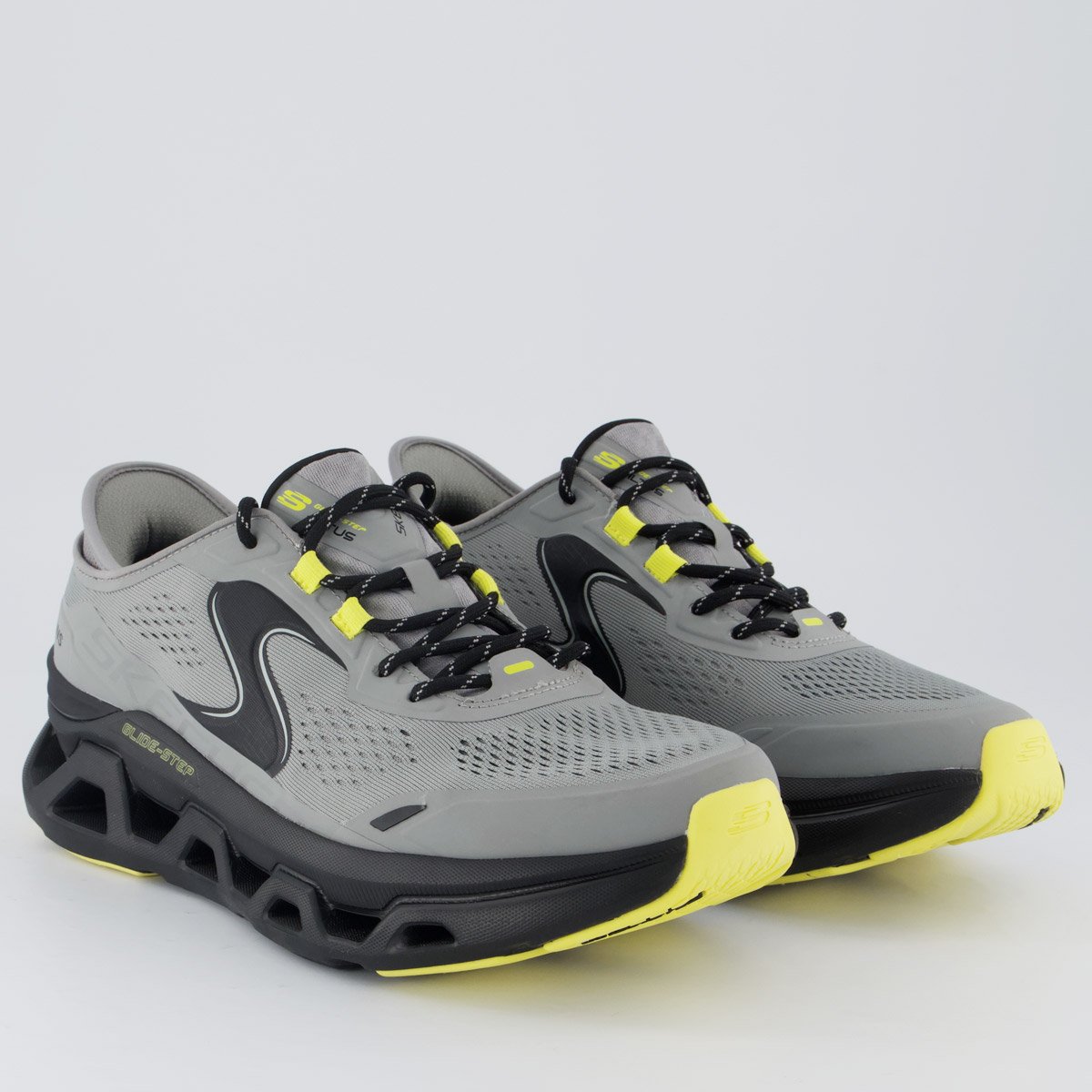 Tênis Skechers Glide-Step Altus Cinza e Preto Cinza 8