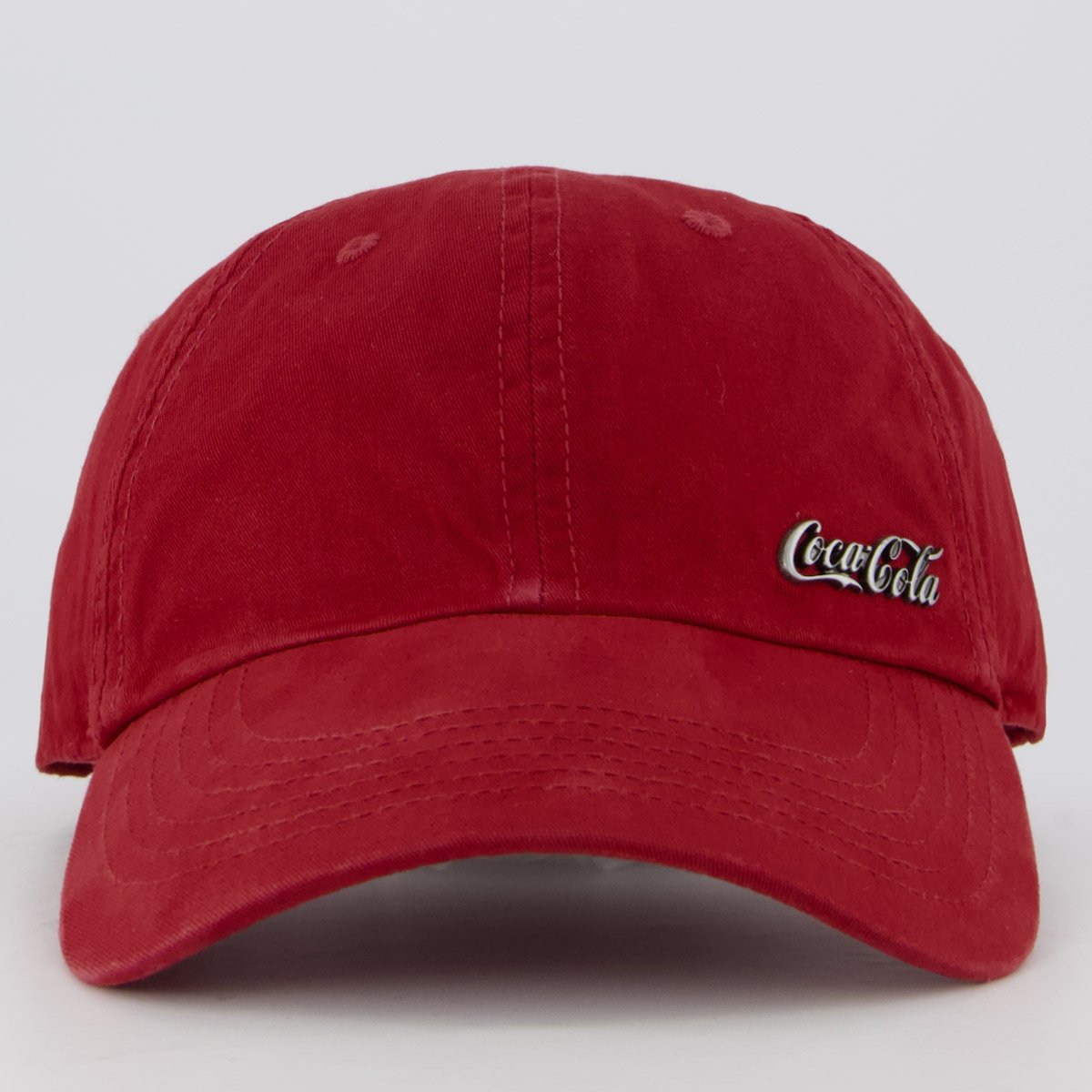 Boné Coca Cola Logo Metal Classic Vermelho Vermelho 2