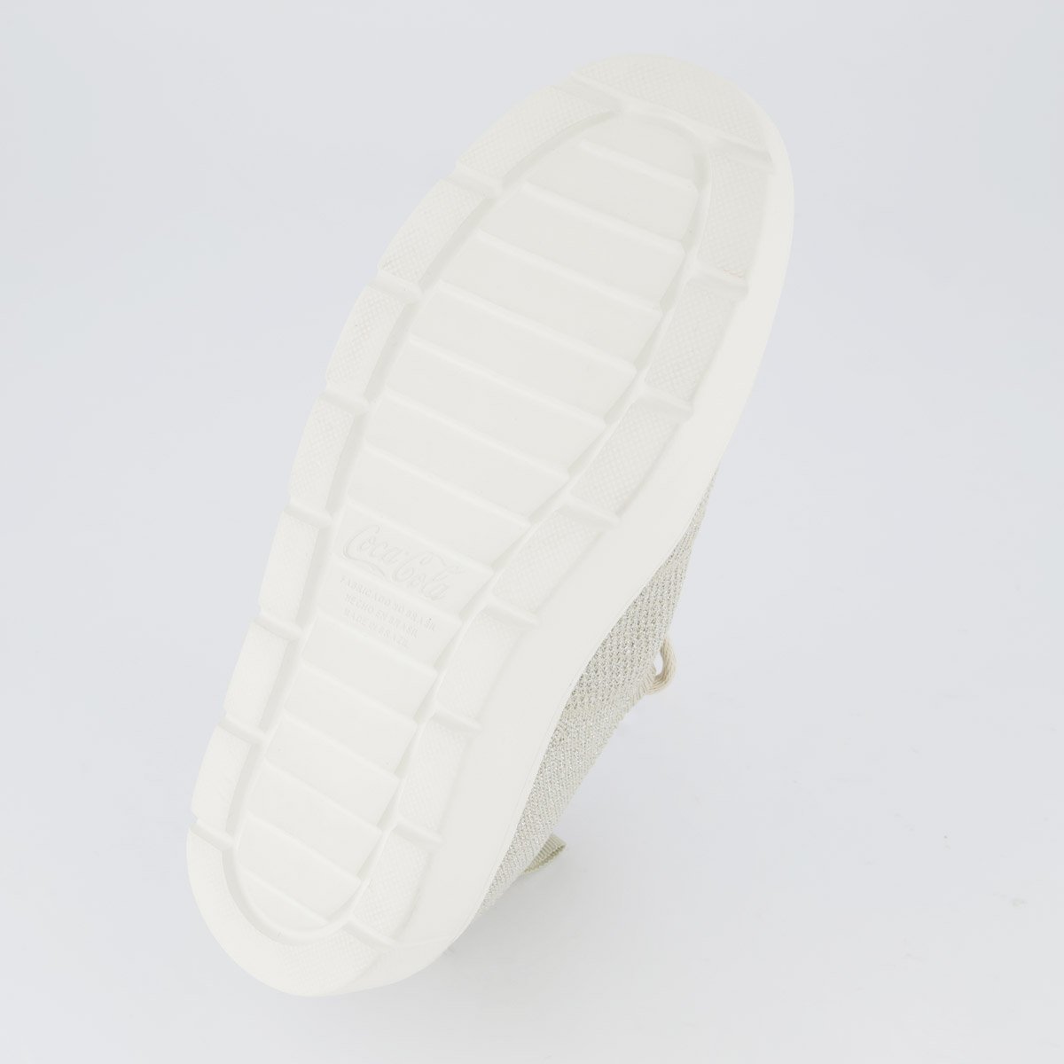 Tênis Coca Cola Harmony Knit Feminino Off White e Prata Off White 5