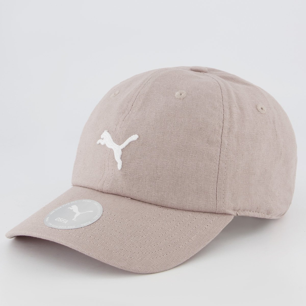 Boné Puma Wardrobe ESS DAD Marrom e Branco