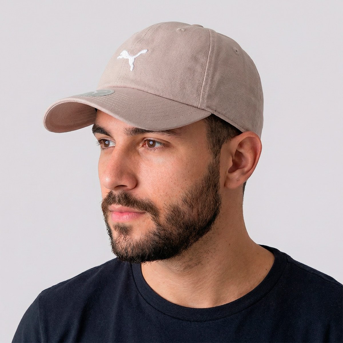 Boné Puma Wardrobe ESS DAD Marrom e Branco Marrom Claro 5