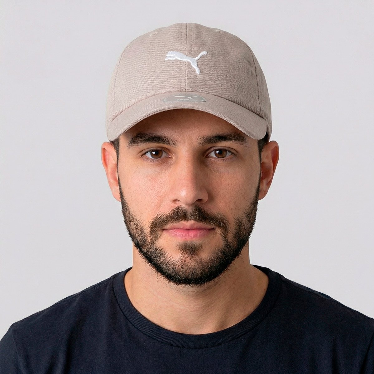 Boné Puma Wardrobe ESS DAD Marrom e Branco Marrom Claro 6