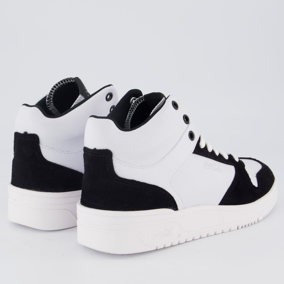 Tênis Coca Cola Daydream High Feminino Branco e Preto Branco/Preto 3
