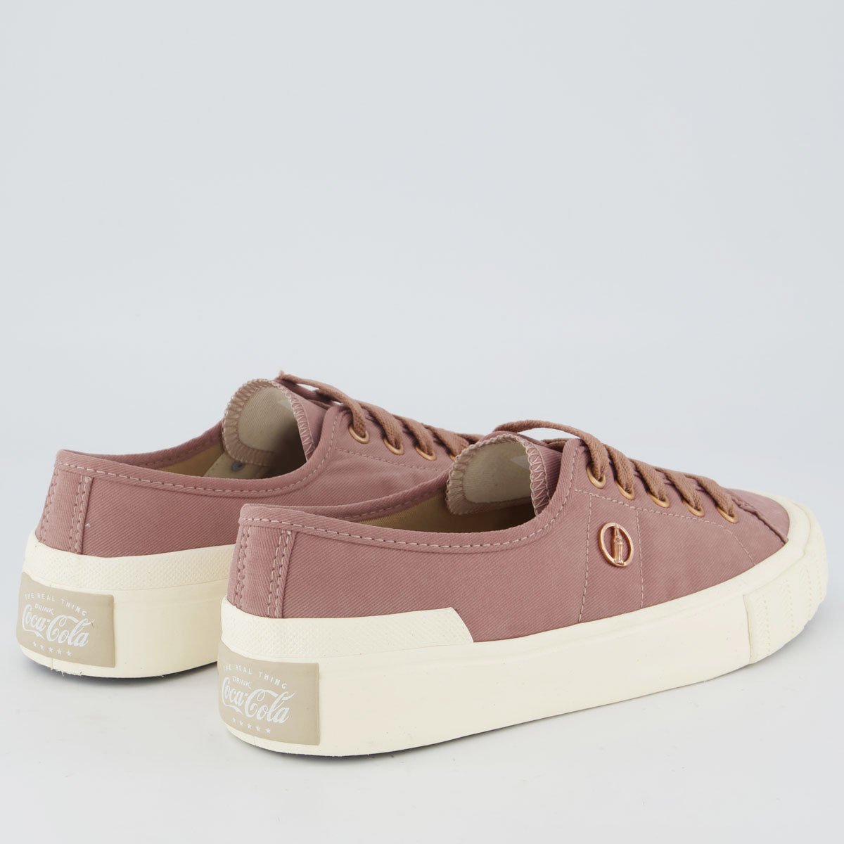 Tênis Coca Cola Pant Twill Feminino Rosa Rosa 3