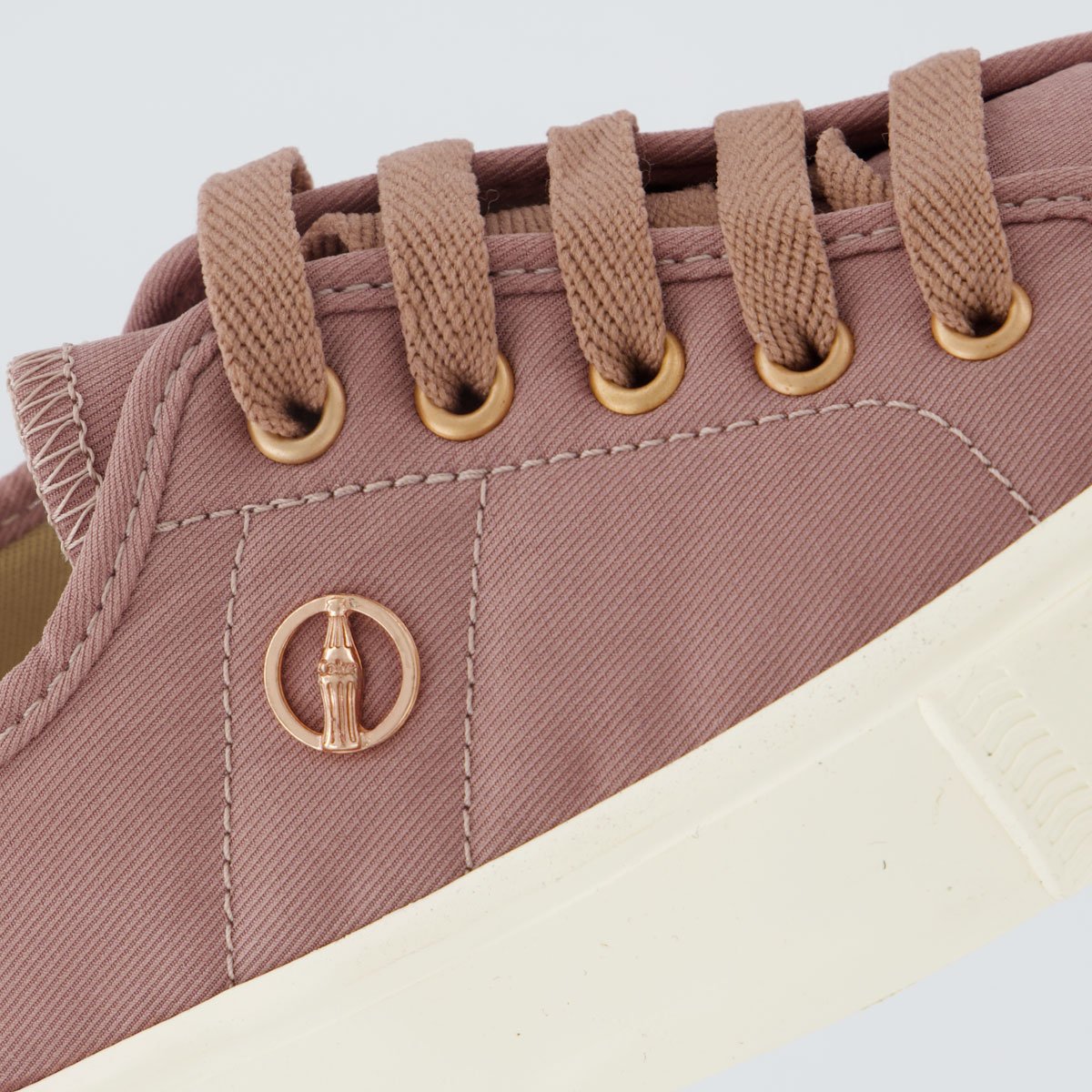 Tênis Coca Cola Pant Twill Feminino Rosa Rosa 7