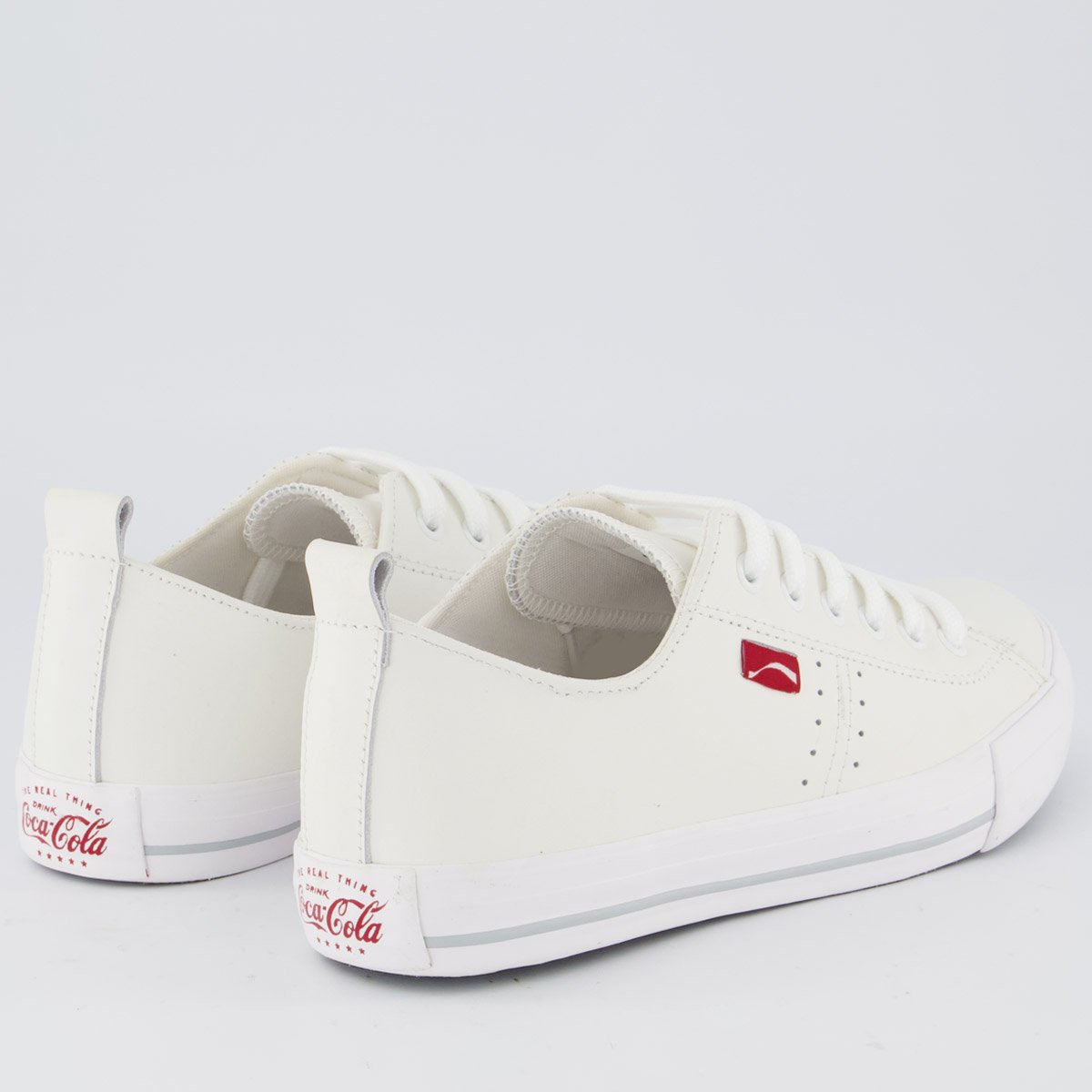 Tênis Coca Cola Isla Leather Feminino Off White Branco 3