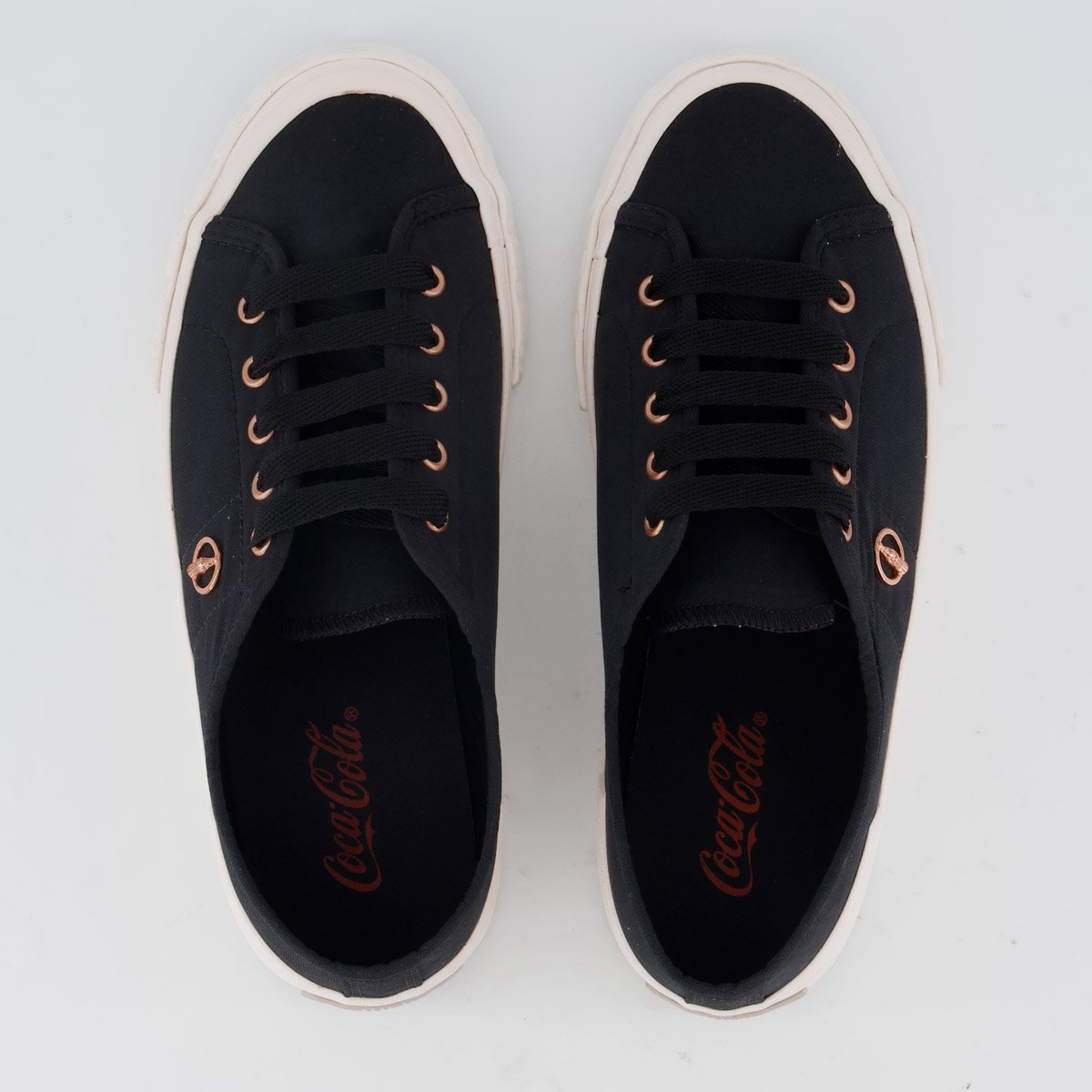 Tênis Coca Cola Pant Twill Feminino Preto Preto 4