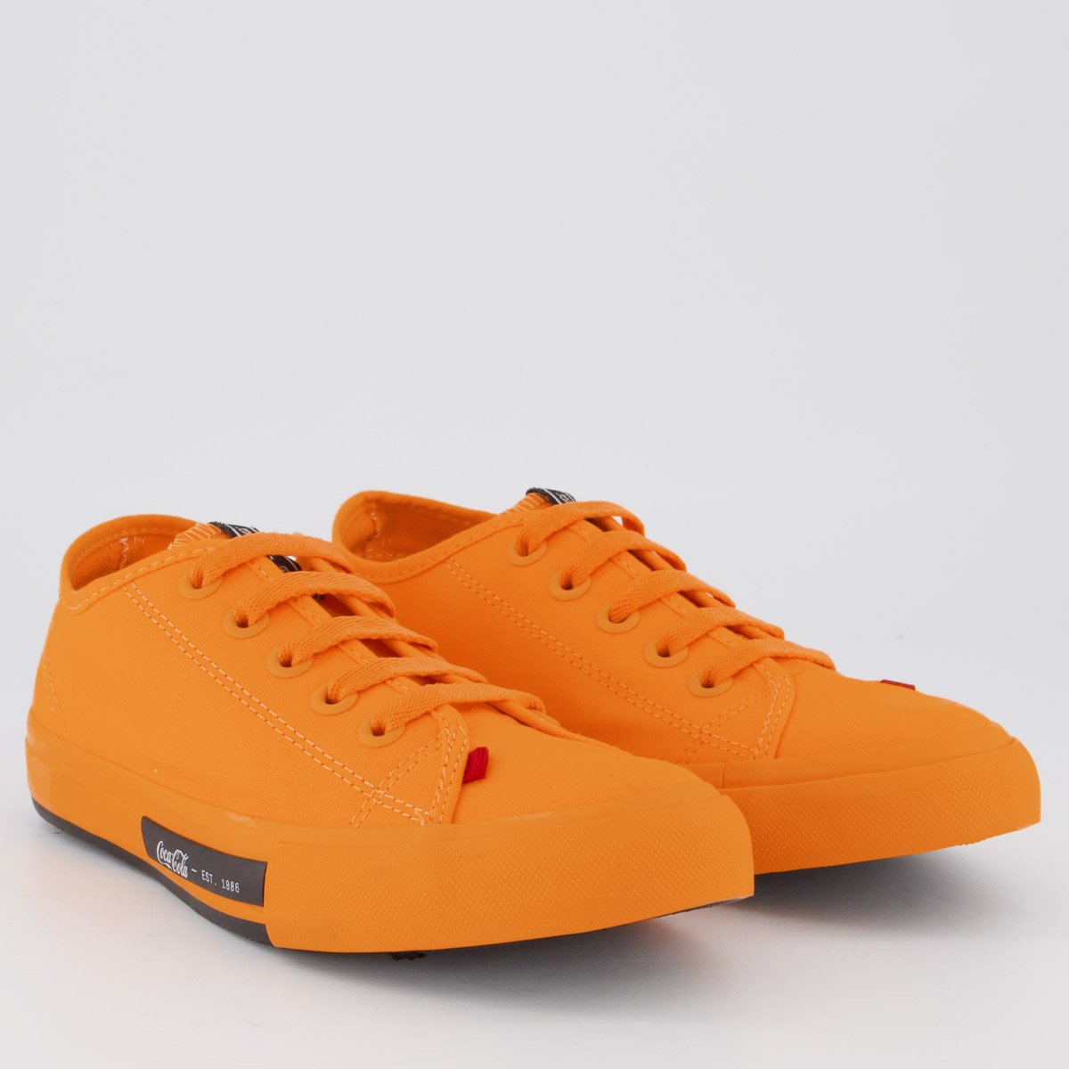 Tênis Coca Cola Daytona Colors Feminino Laranja Laranja 2