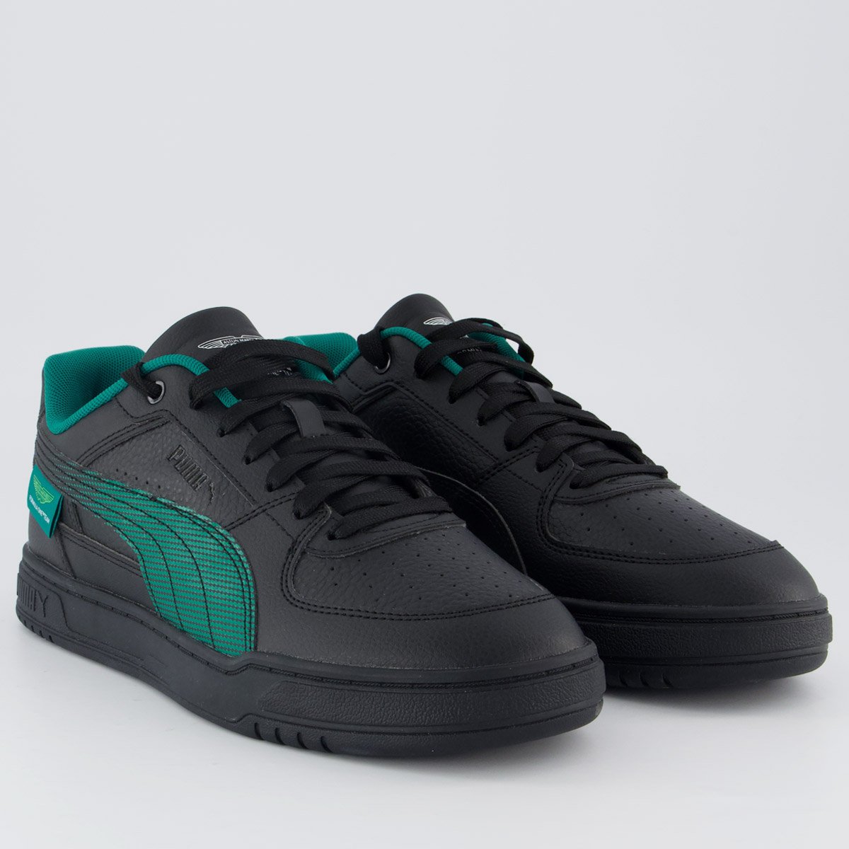 Tênis Puma Aston Martin Caven III Preto e Verde Preto/Verde 2