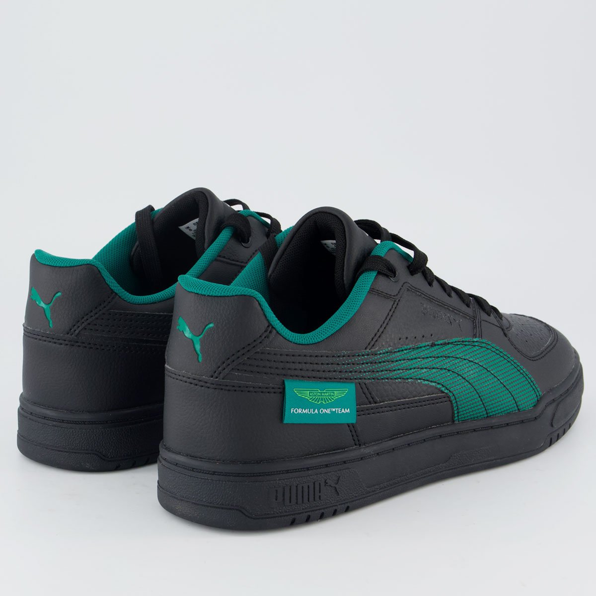 Tênis Puma Aston Martin Caven III Preto e Verde Preto/Verde 3