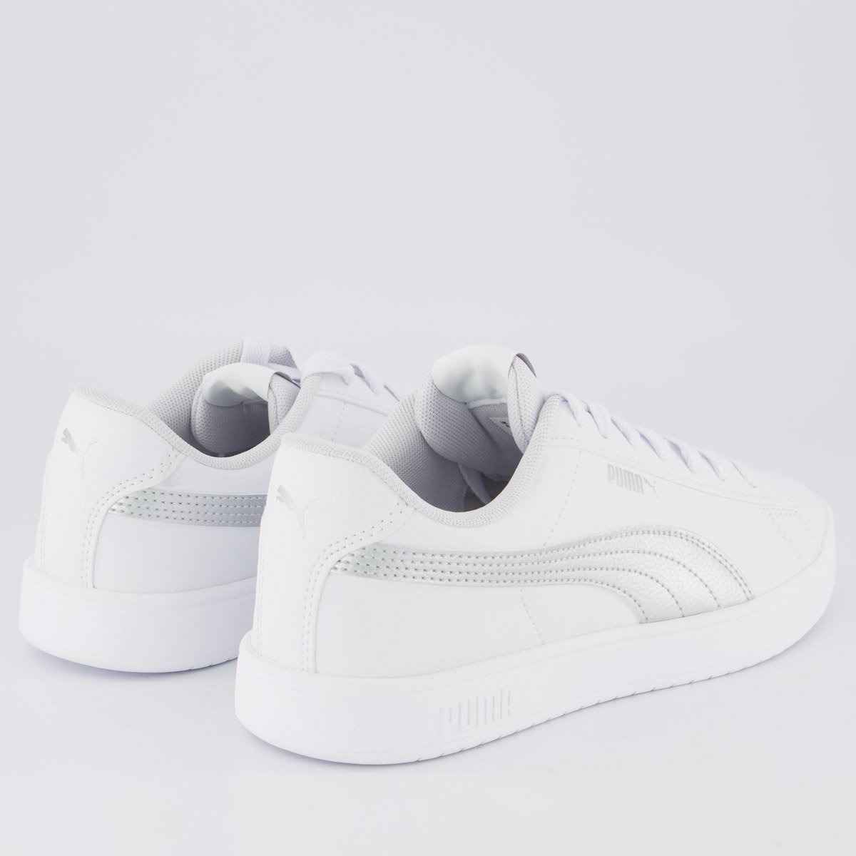 Tênis Puma Rickie Classic Feminino Branco e Cinza Branco 3