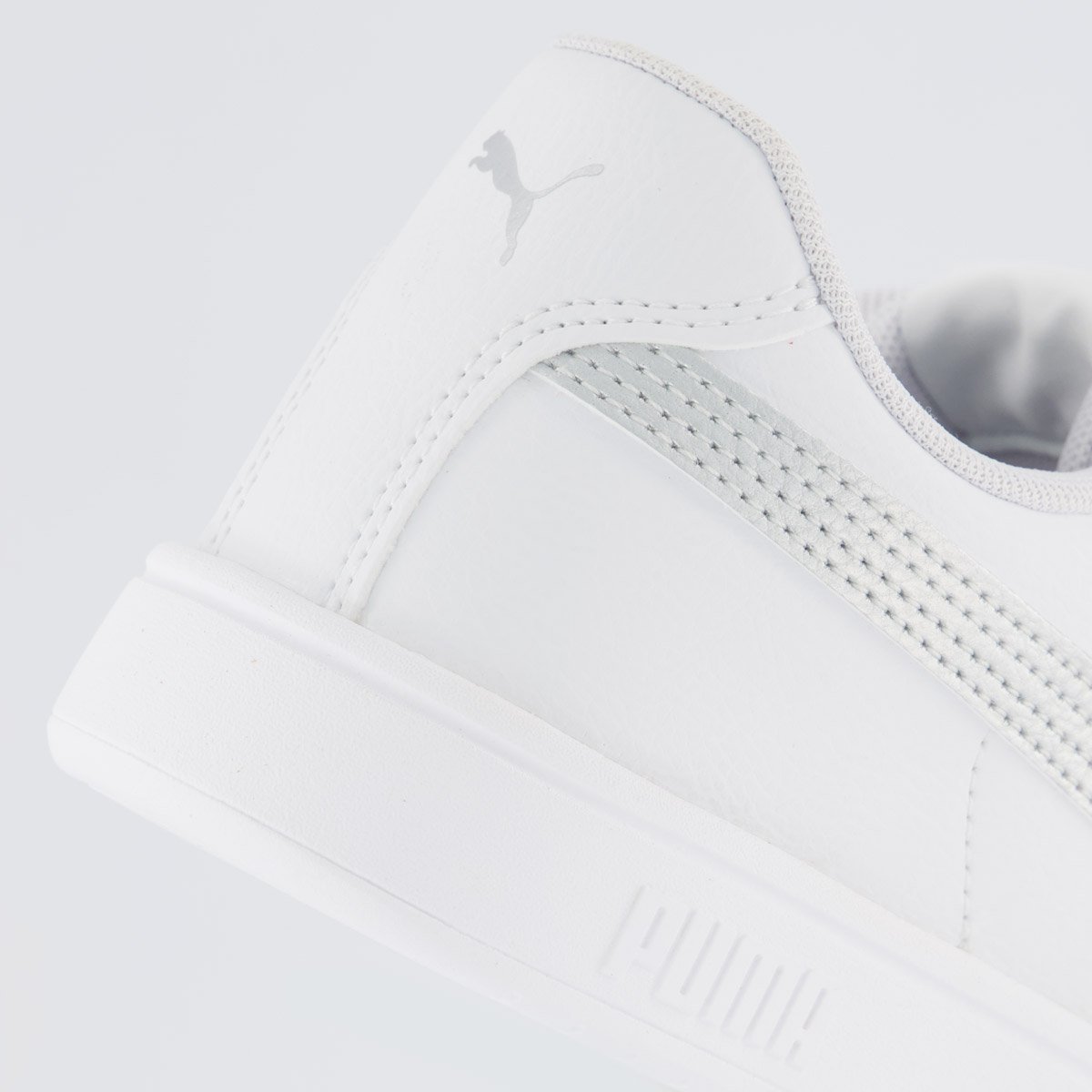 Tênis Puma Rickie Classic Feminino Branco e Cinza Branco 6