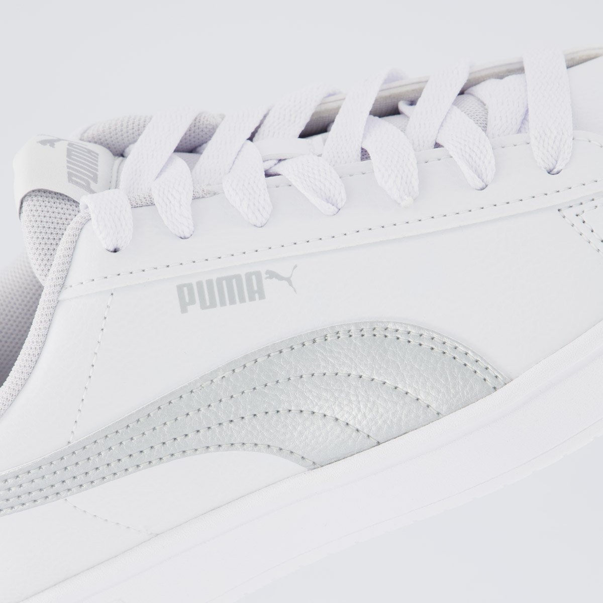 Tênis Puma Rickie Classic Feminino Branco e Cinza Branco 7