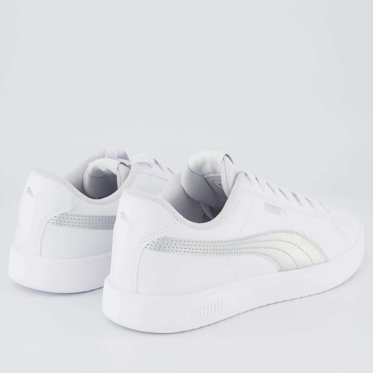 Tênis Puma Rickie Classic Feminino Branco e Cinza Branco 3