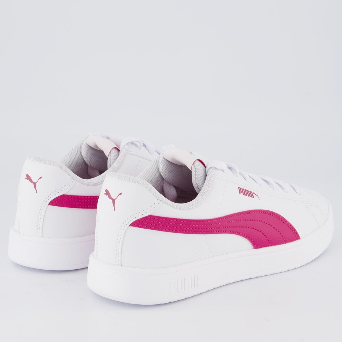 Tênis Puma Rickie Classic Feminino Branco e Pink Branco/Pink 3