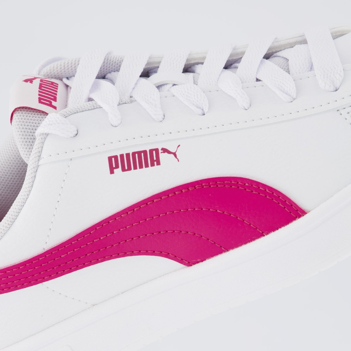 Tênis Puma Rickie Classic Feminino Branco e Pink Branco/Pink 7
