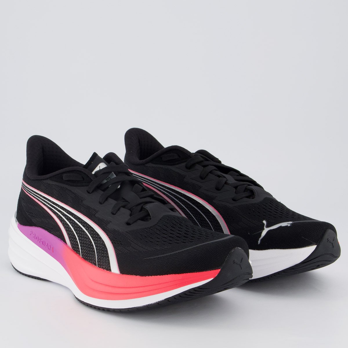 Tênis Puma Darter Pro 2 Feminino Preto e Pink Preto 2