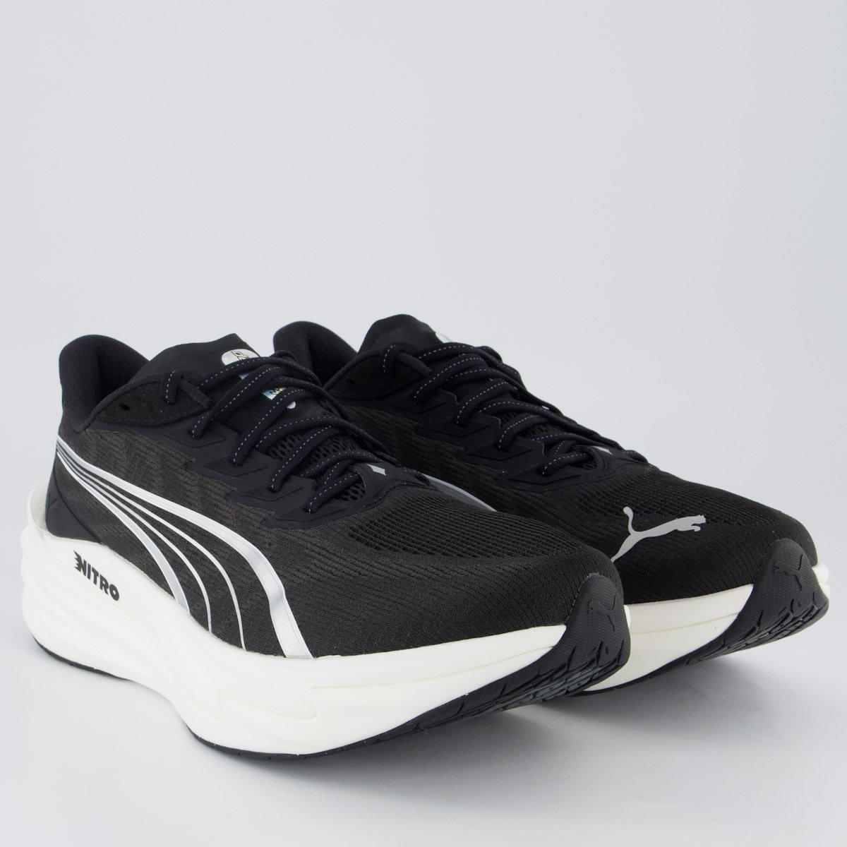 Tênis Puma Deviate Nitro 4 Preto Preto 2