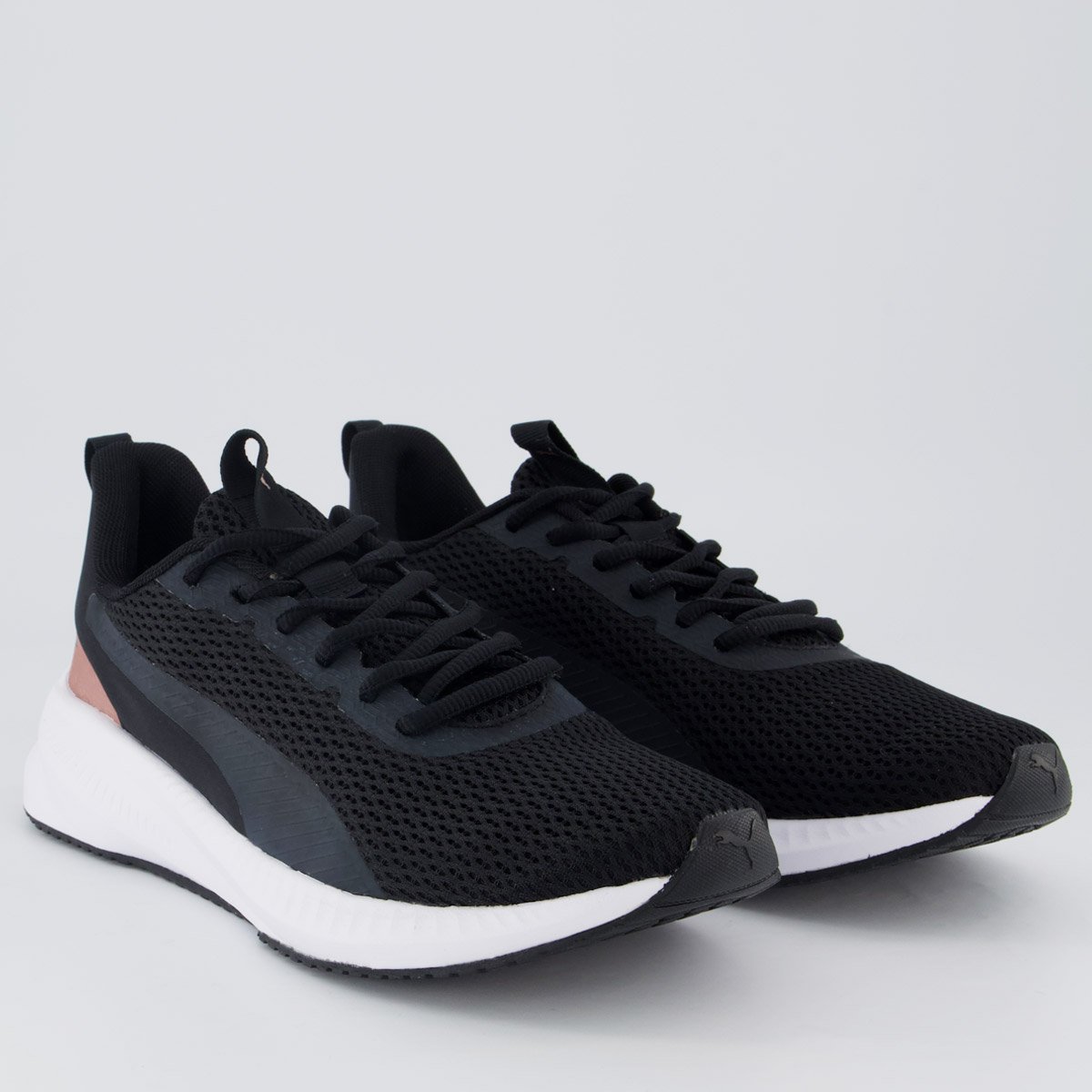 Tenis Puma Flyer Lite 3 Wns Bdp Feminino Preto e Rose Preto 2