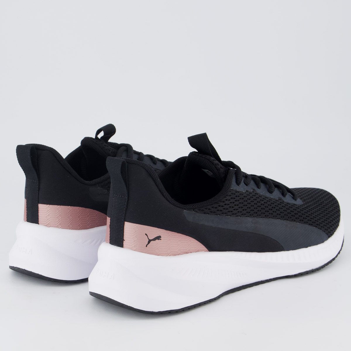Tenis Puma Flyer Lite 3 Wns Bdp Feminino Preto e Rose Preto 3