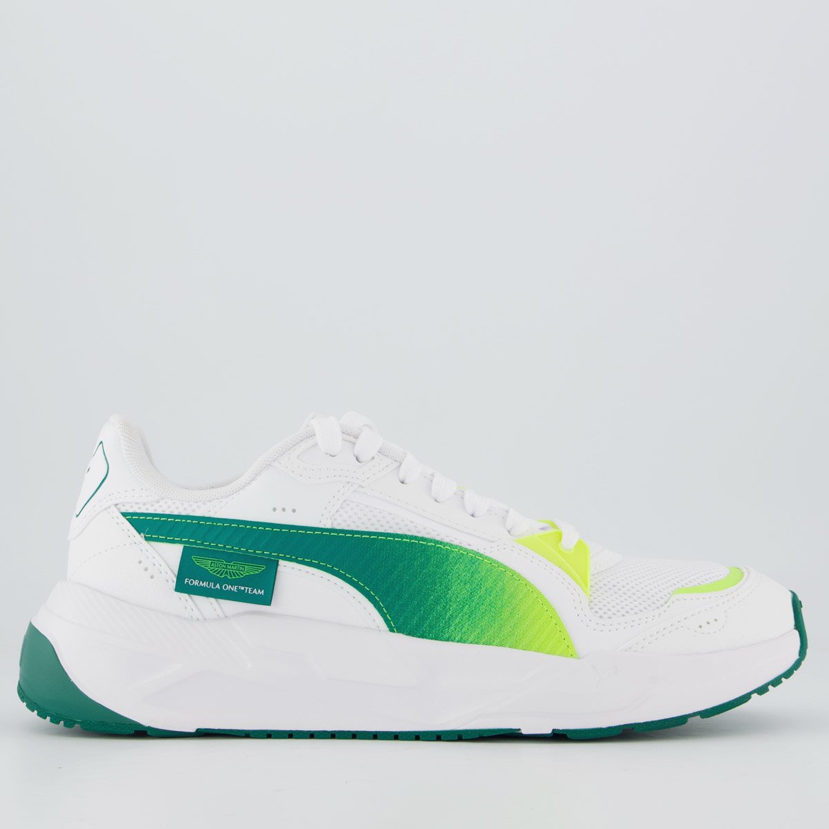 Tenis Puma Aston Martin Trinity 2 Branco e Verde