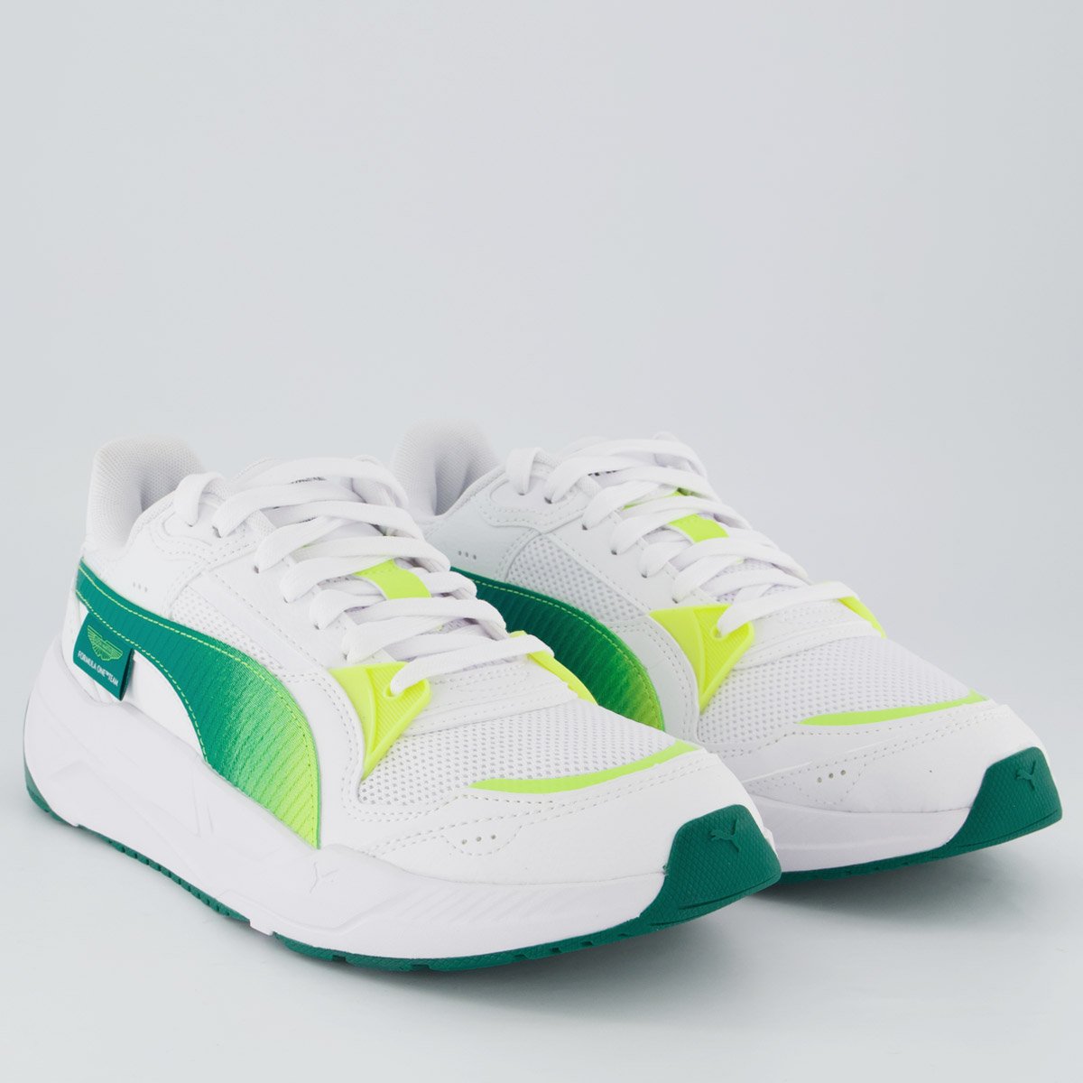 Tenis Puma Aston Martin Trinity 2 Branco e Verde Branco 2