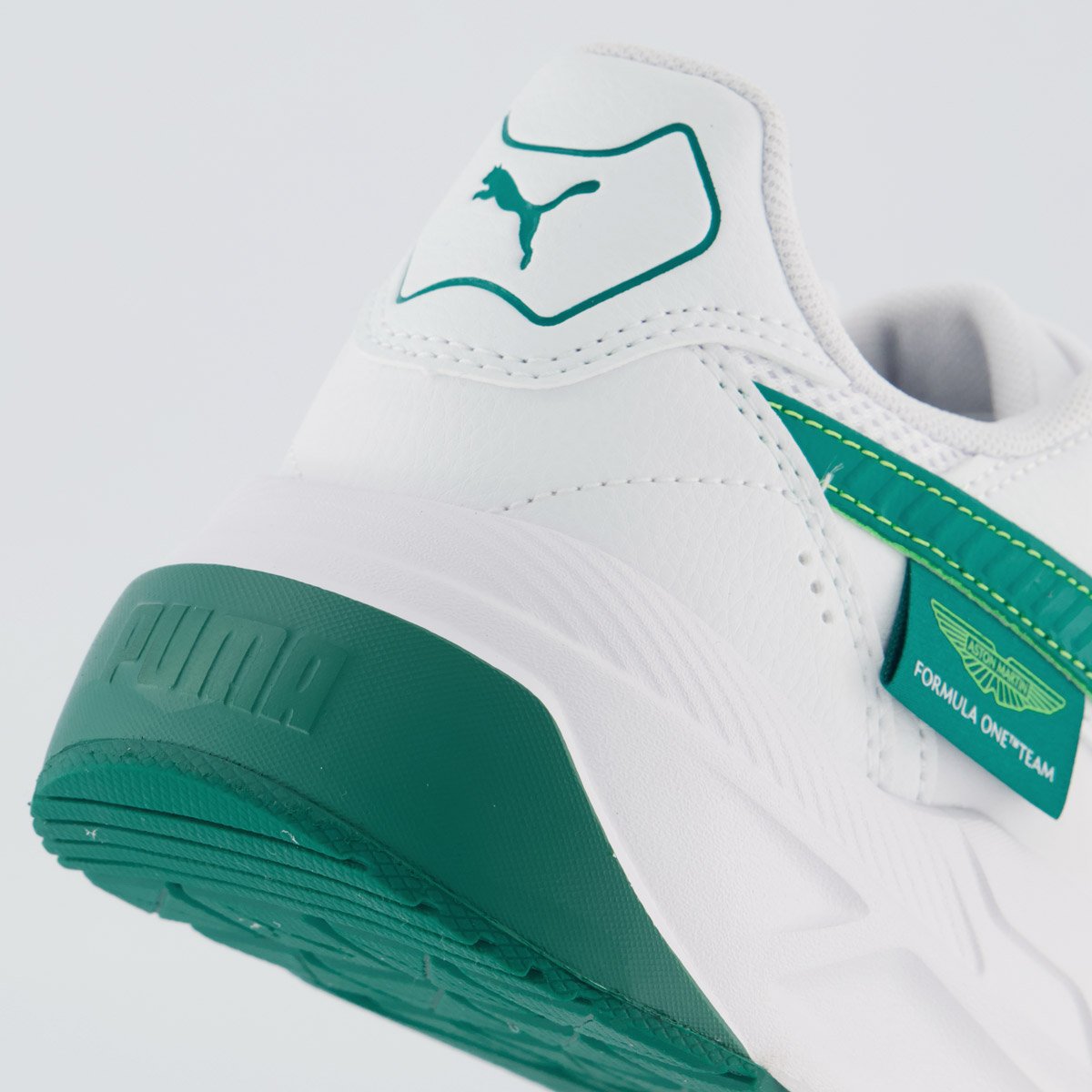 Tenis Puma Aston Martin Trinity 2 Branco e Verde Branco 6