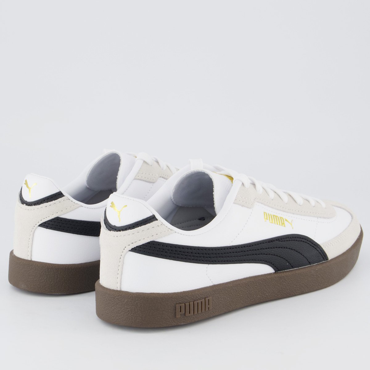 Tênis Puma Club II Era Wns Feminino Branco e Preto Branco 3