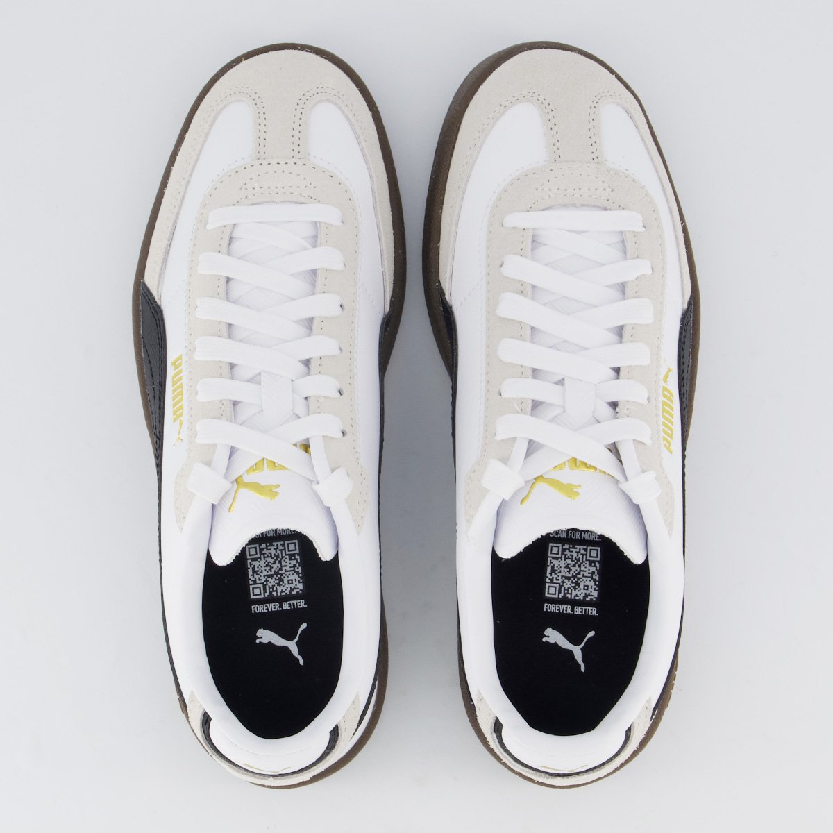 Tênis Puma Club II Era Wns Feminino Branco e Preto Branco 4