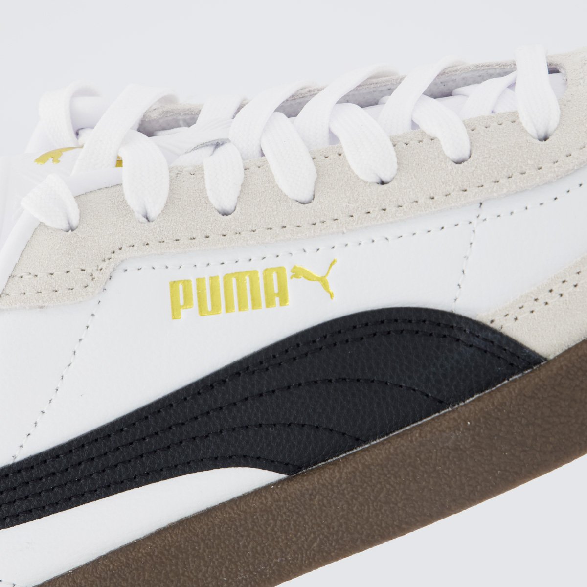 Tênis Puma Club II Era Wns Feminino Branco e Preto Branco 7