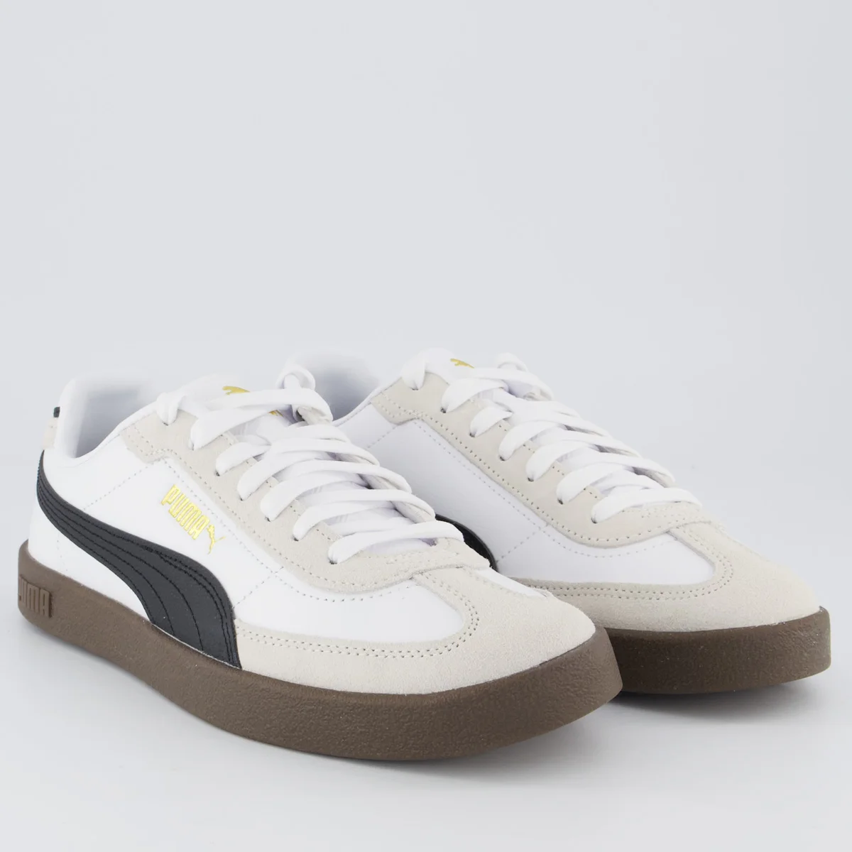 Tênis Puma Club II Era Wns Feminino Branco e Preto Branco 2