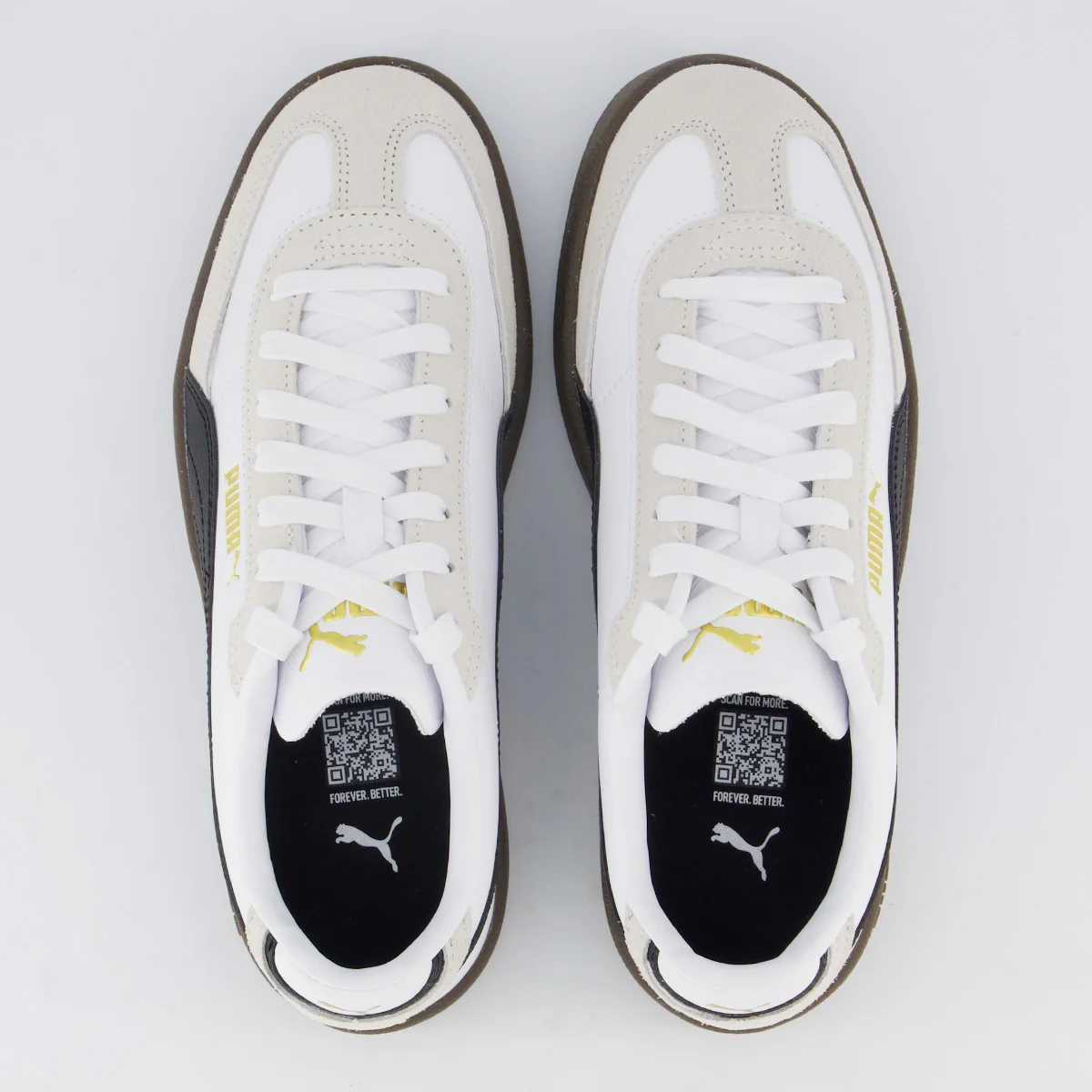 Tênis Puma Club II Era Wns Feminino Branco e Preto Branco 4