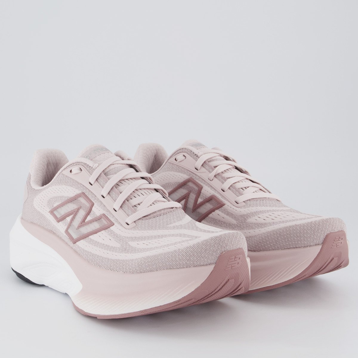 Tênis New Balance Fresh Foam X More V6 Feminino Rosa Rosa 2
