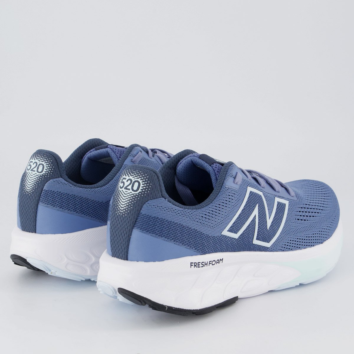Tênis New Balance Fresh Foam 520 V9 Feminino Azul Azul 3