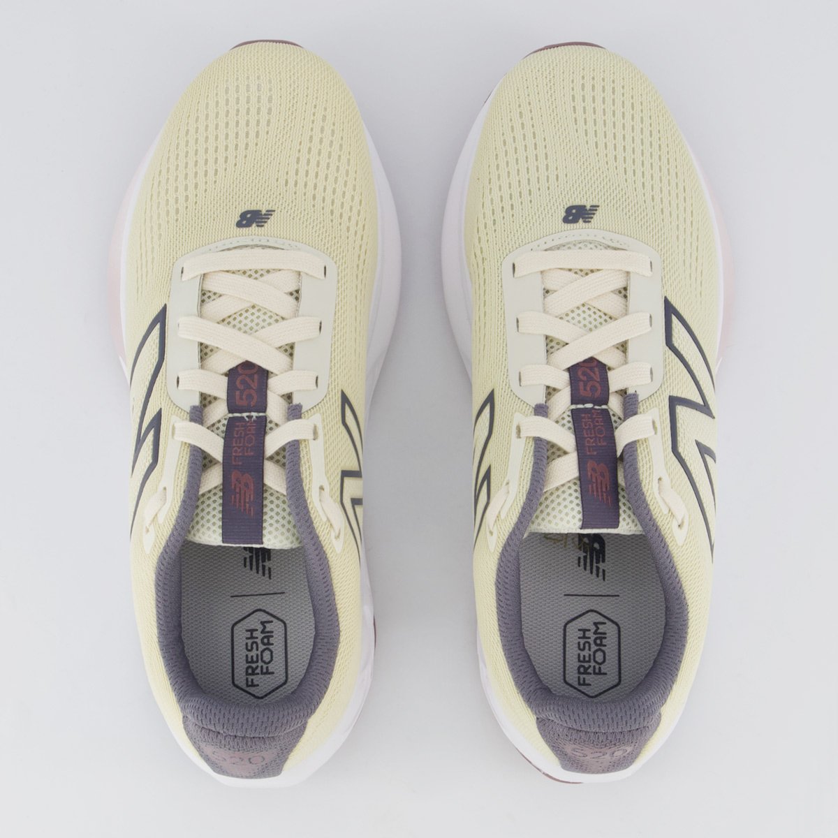 Tênis New Balance Fresh Foam 520 V9 Feminino Bege Bege 4