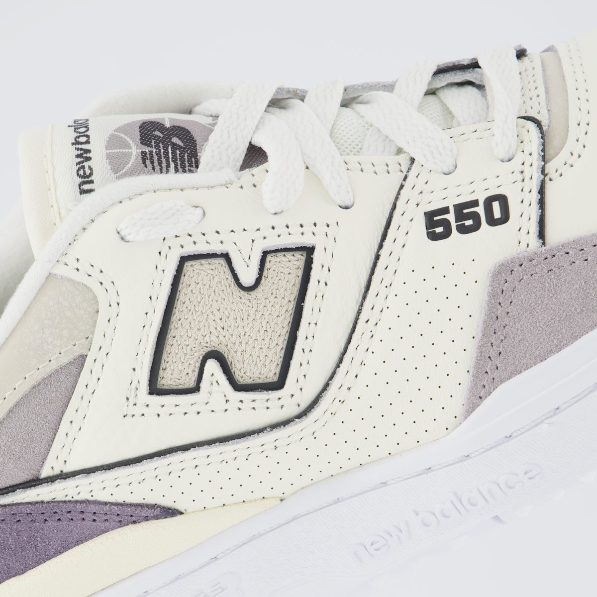 Tênis New Balance 550 Feminino Off-White e Cinza Off White 7
