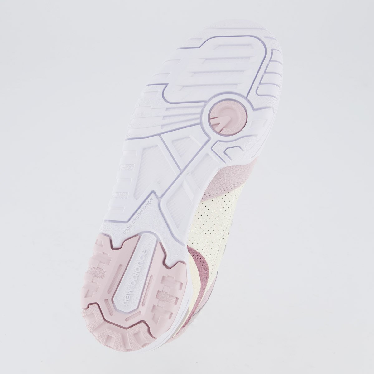 Tênis New Balance 550 Feminino Branco e Rosa Off White 5