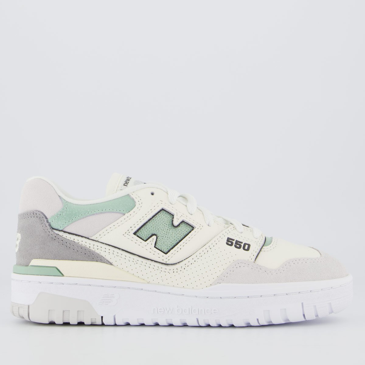 Tênis New Balance 550 Feminino Branco e Verde