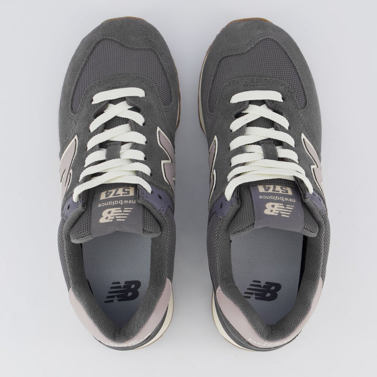 Tênis New Balance 574 V2 Feminino Grafite Cinza 4