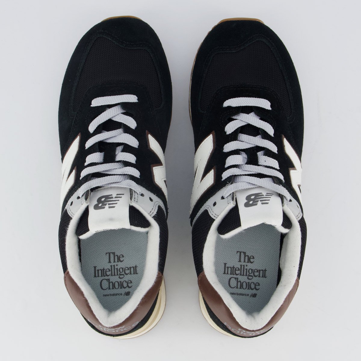 Tênis New Balance 574 V2 Preto e Marrom Preto 4