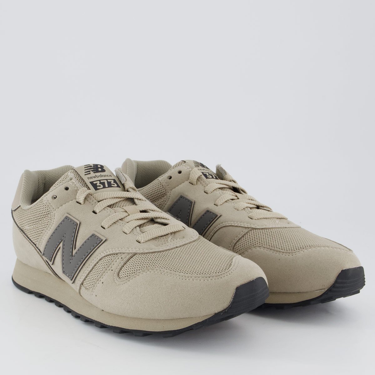 Tênis New Balance 373 V2 Bege e Cinza Bege 2