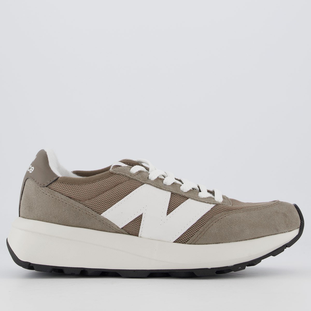 Tênis New Balance 370 V1 Marrom e Bege