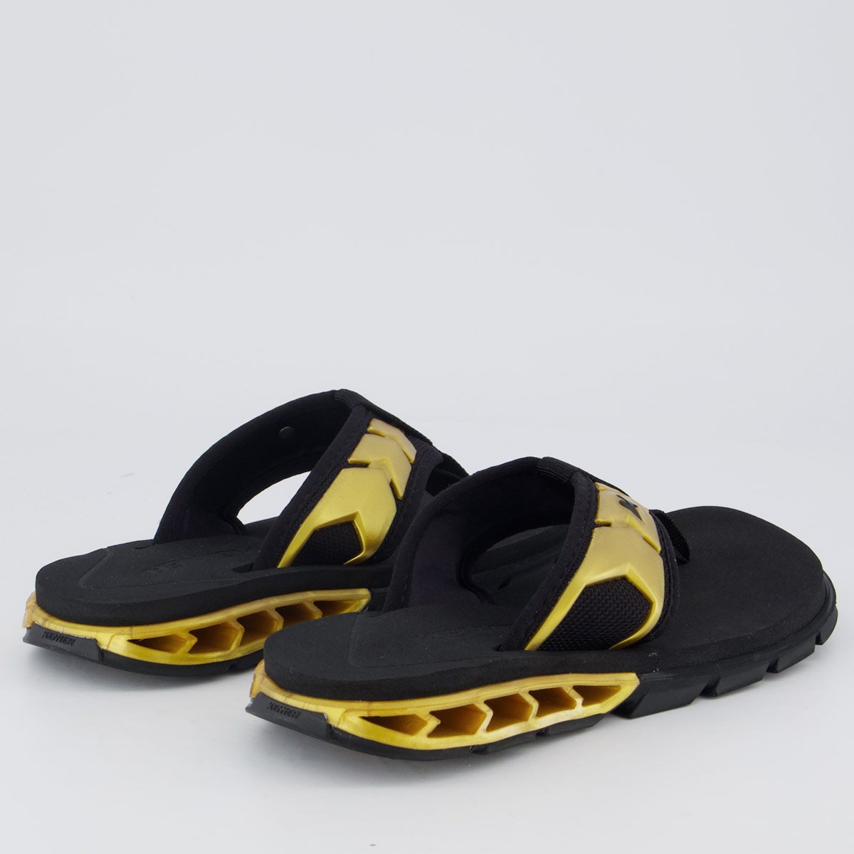 Chinelo Kenner Rakka Ultra Force Kids Preto e Dourado Preto/Dourado 4