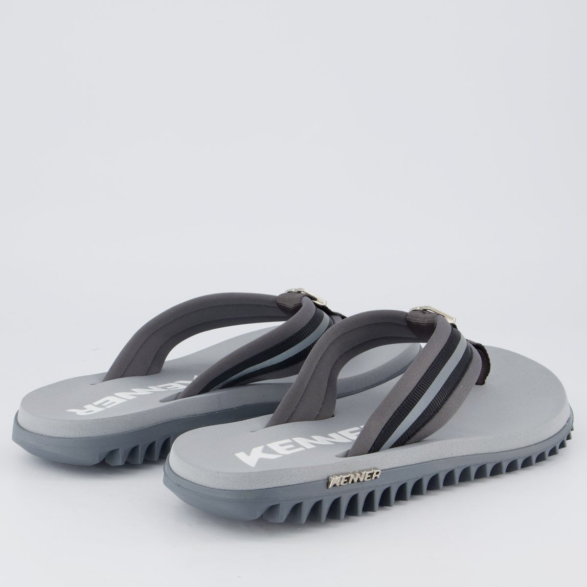 Chinelo Kenner Kivahn Reflex Cinza Cinza 4